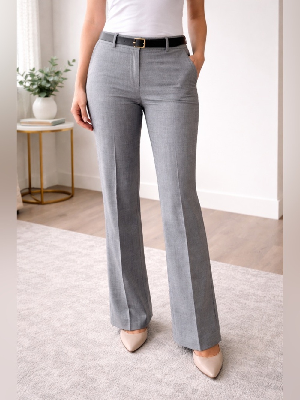 Banana Republic Martin Fit Dress Pants – Gray (Size 6P)
